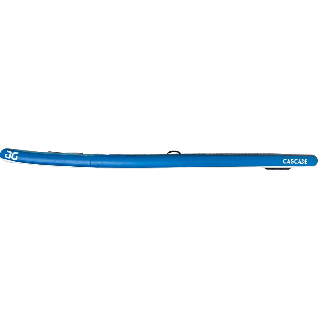 Lightweight Cascade 10 Paddleboard with Cascade and JG logos on the side.
