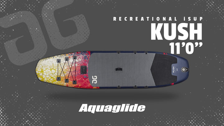 Aquaglide Kush 11 Paddleboard, perfect for recreational paddling.