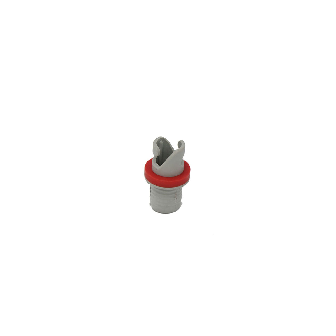 HR valve adapter, grey with red ring.