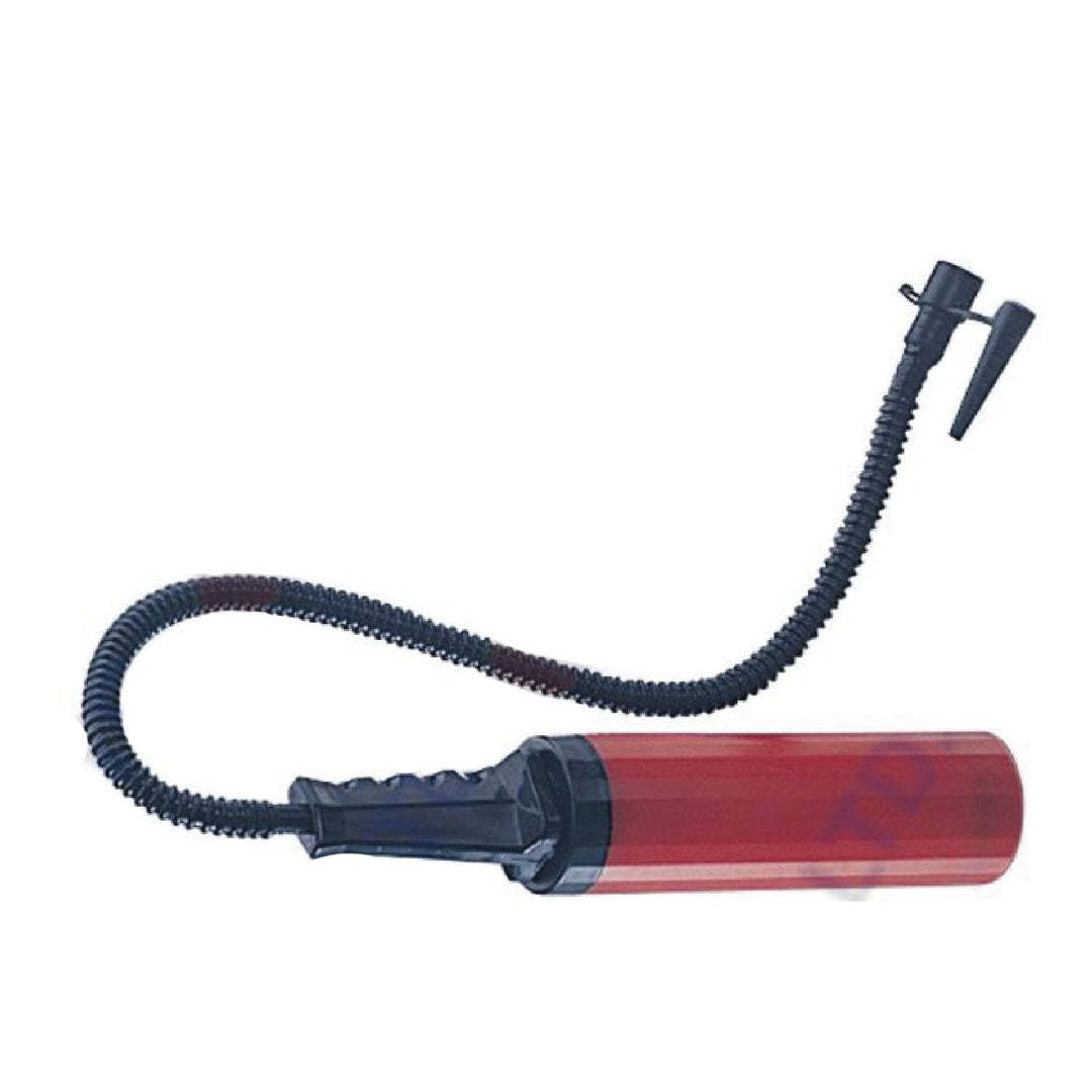 Ultralight Hand Pump 4.4 with flexible hose, speeds inflation with red/black handle.