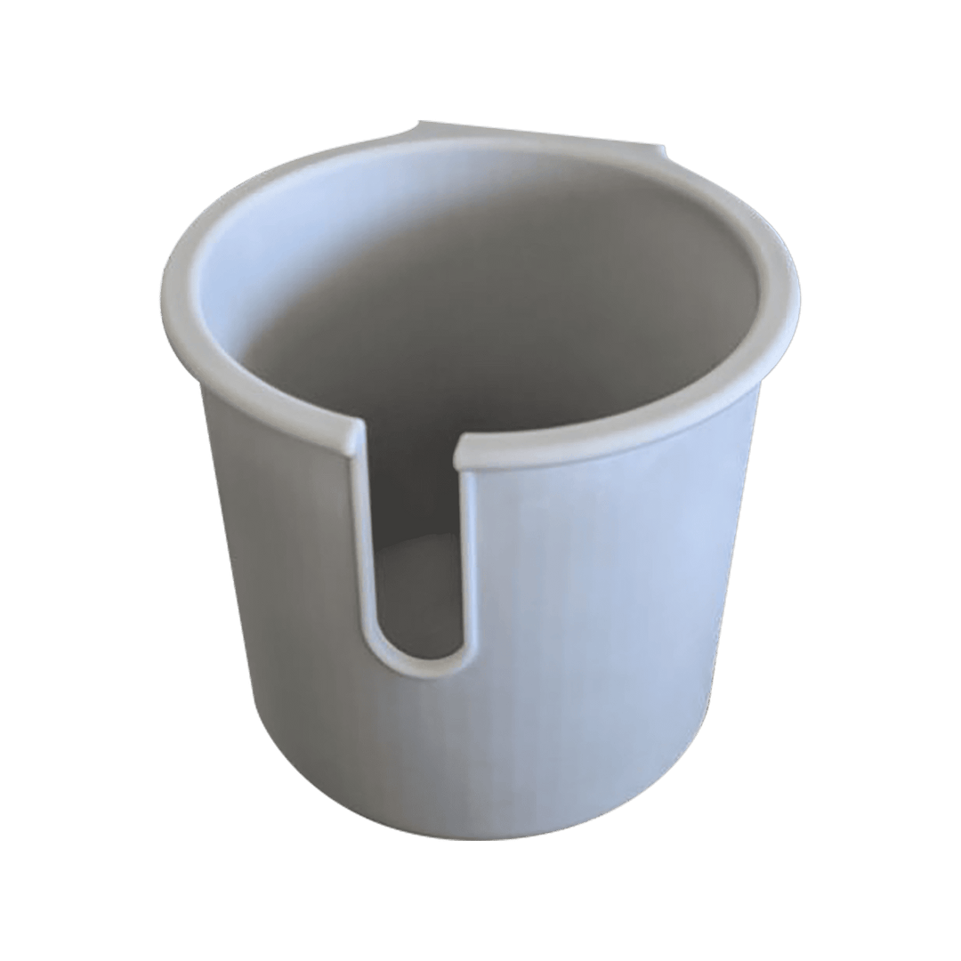 AG Cupholder in grey plastic, perfect for Aquaglide kayaks.